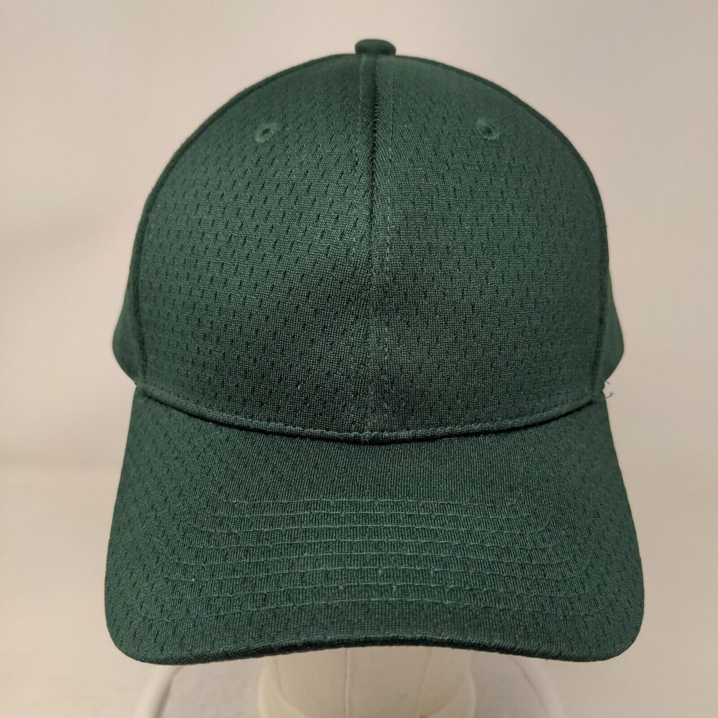 Richardson Strapback Hat Green M-L Adjustable Pro 414 Vented Holes Blank