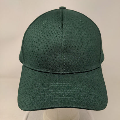 Richardson Strapback Hat Green M-L Adjustable Pro 414 Vented Holes Blank