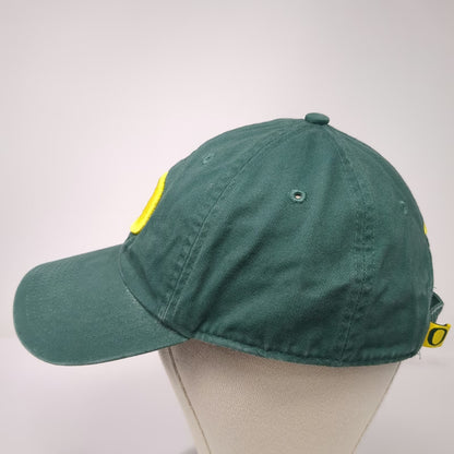 Nike Oregon Ducks NCAA Green One Size Baseball Cap Slideback Cotton Embroidered