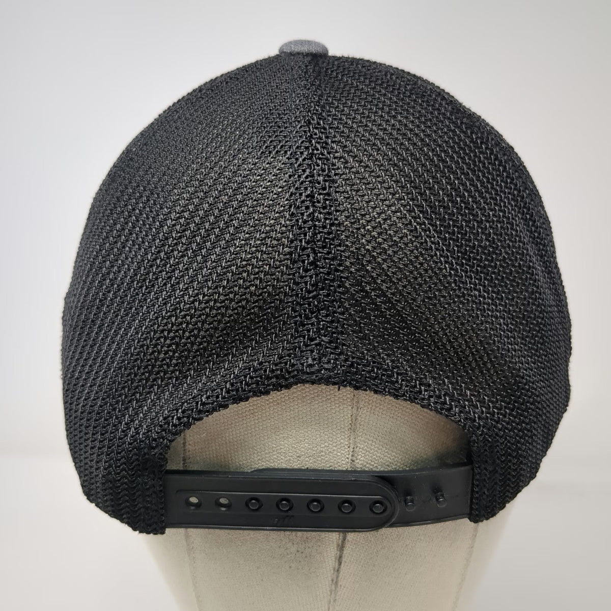 Caterpillar Trucker Hat Gray Black One Size Mesh Back Flexfit Snapback Workwear