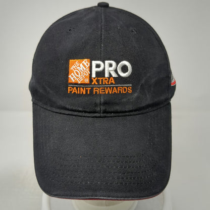 Home Depot Glidden Pro Xtra Paint Black Red One Size Baseball Cap Hat Strapback