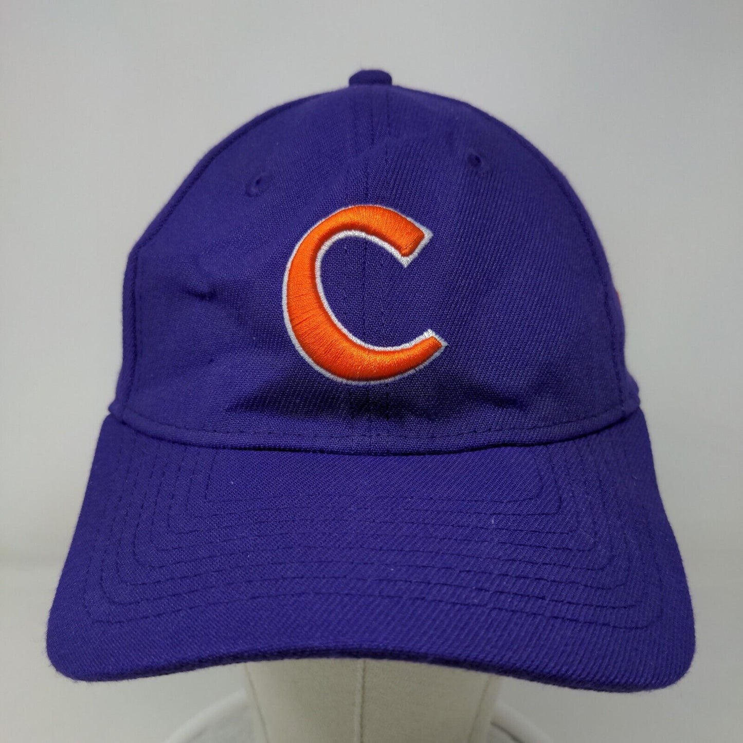 New Era Men's Fitted Hat Purple S-M Clemson Tigers Embroidered Logo