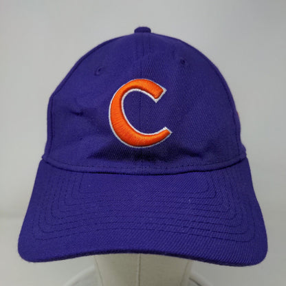 New Era Men's Fitted Hat Purple S-M Clemson Tigers Embroidered Logo
