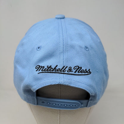 Mitchell & Ness Men's Snapback Hat Blue Adjustable Brooklyn New York Logo