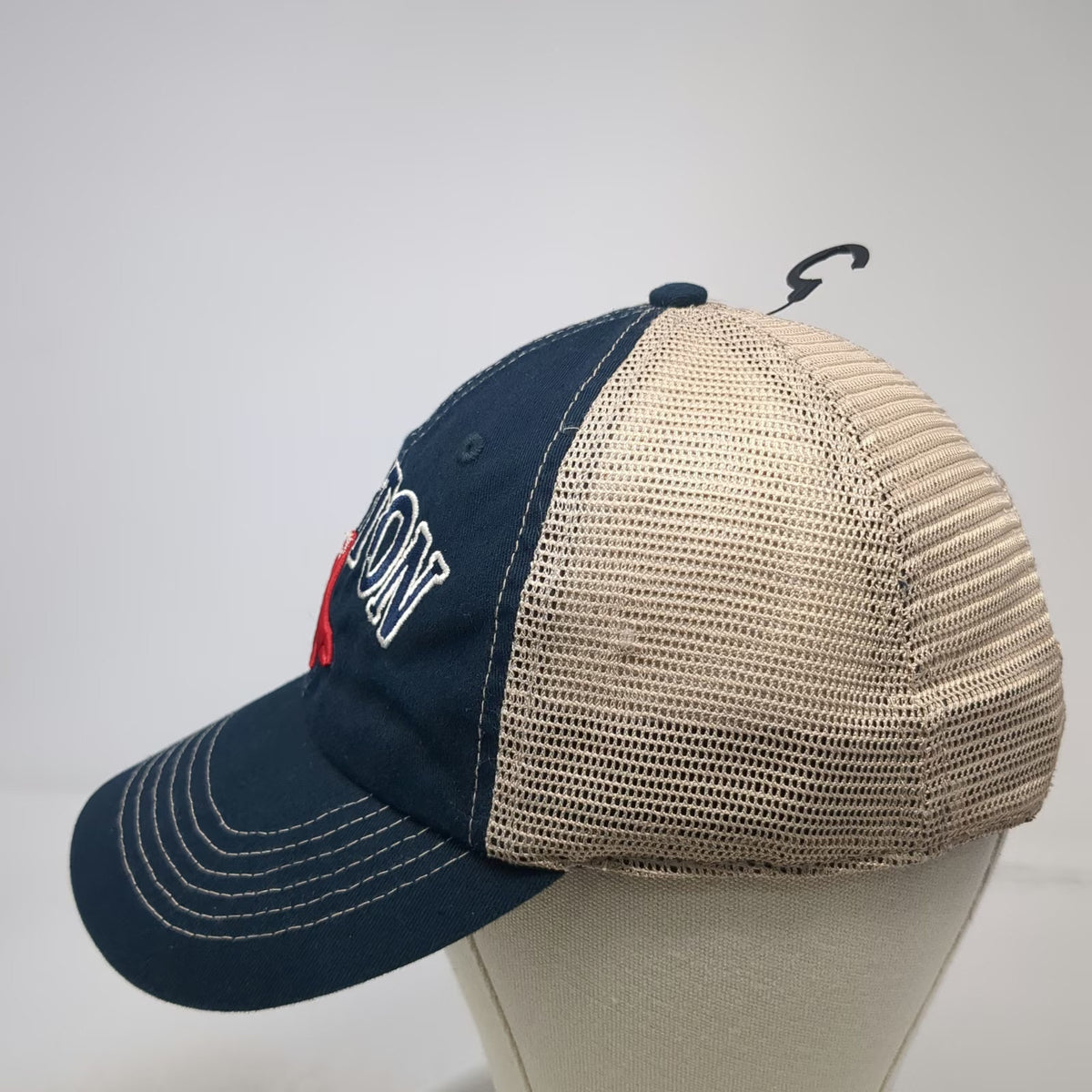 Fan Favorite MLB Boston Red Sox Trucker Hat Blue One Size Snapback Mesh Logo