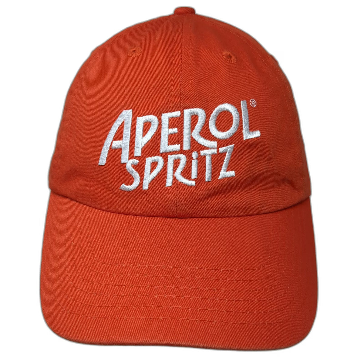 Aperol Spritz Orange One Size Baseball Cap Hat Adjustable Embroidered Logo