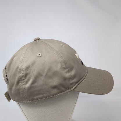 HFF Life Member Strapback Hat Tan One Size Embroidered 6 Panel Ouray