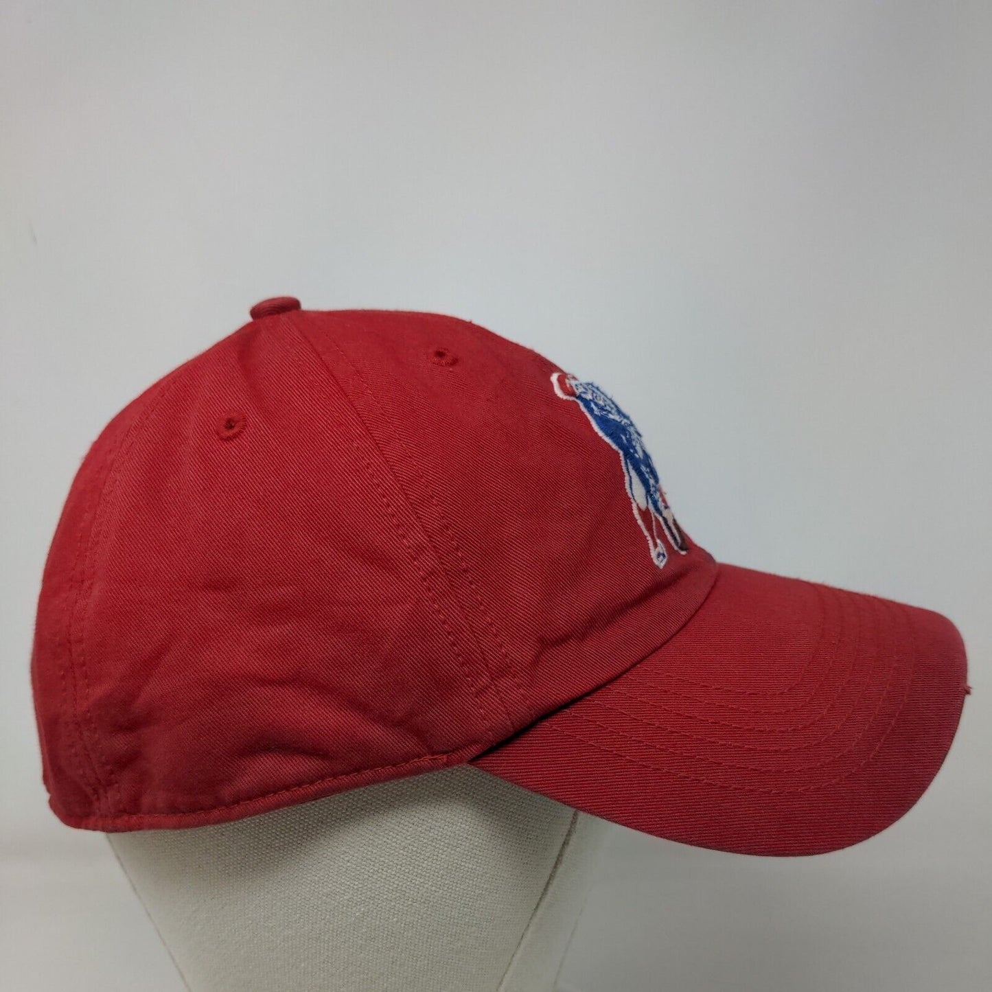 '47 Brand Men's Fitted Hat Red XL Embroidered New England Patriots Retro Logo