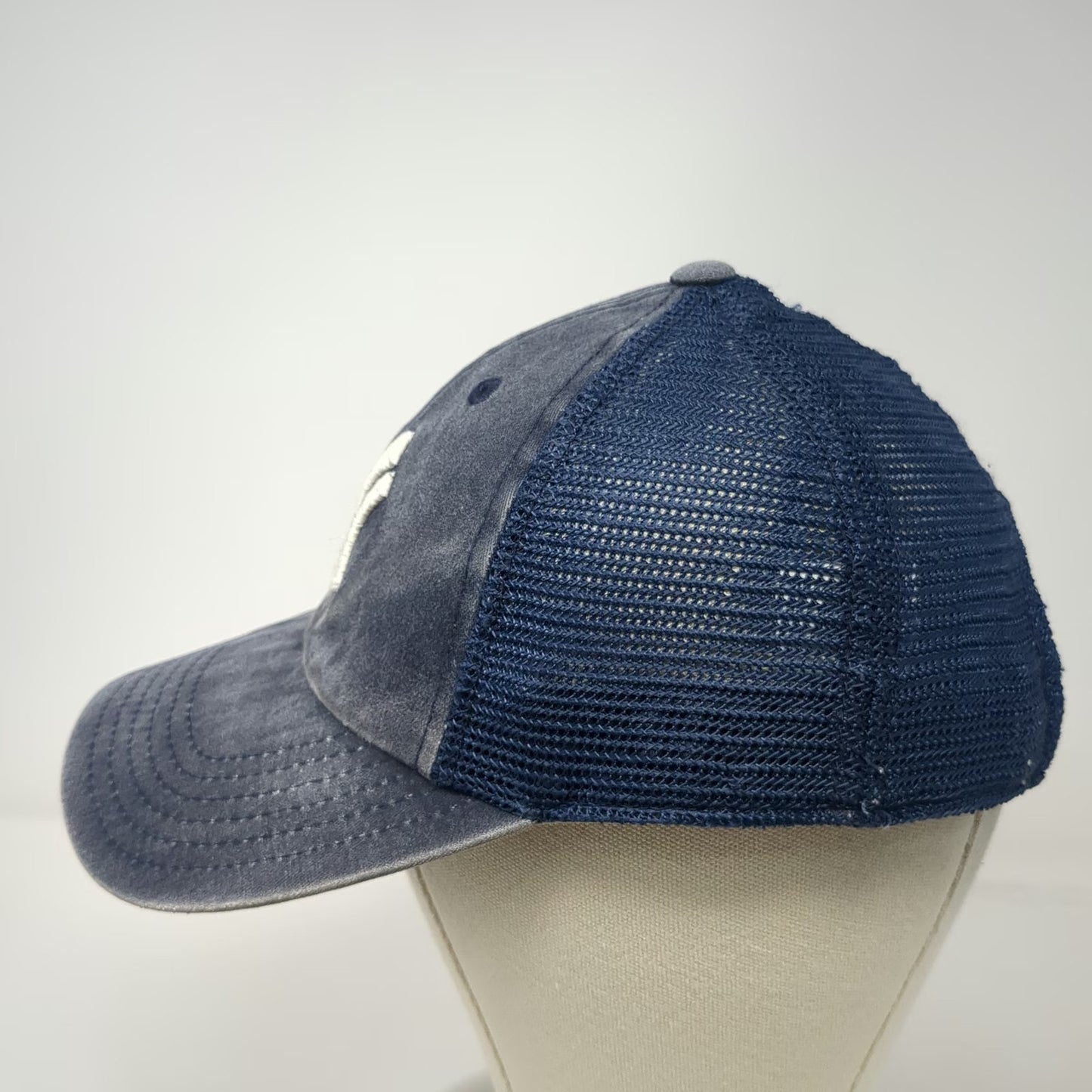American Needle New York Yankees MLB Baseball Cap Blue White One Size Mesh Back