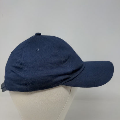 Unbranded Boy's Snapback Hat Blue OSFM Blank Vent Holes Adjustable