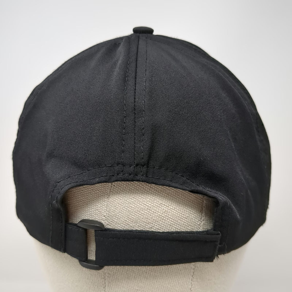 Gaiam Baseball Cap Black One Size Perforated Slideback Hat Running Athletic