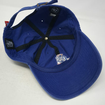 New England Patriots NFL '47 Cap Blue One Size Throwback Logo Slideback Cotton
