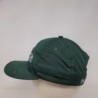 Major Traveler Strapback Hat Green One Size Embroidered Richardson