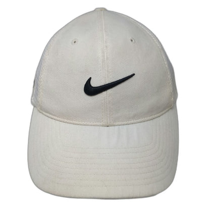 Nike Baseball Cap White One Size Mesh Back RZN Golf Swoosh Performance Hat