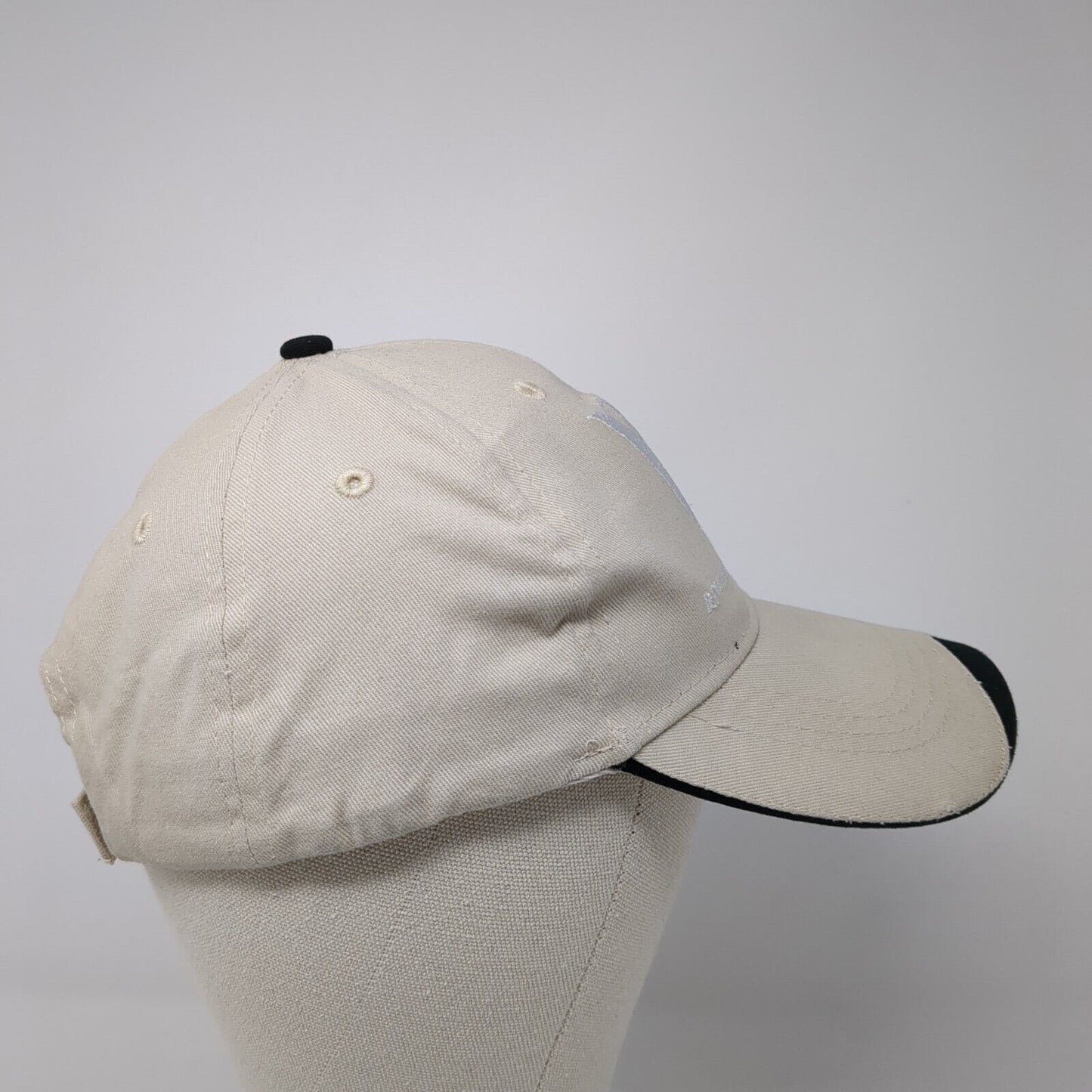 R|W Investment Management Strapback Hat Tan OS Adjustable Embroidered Hit Wear
