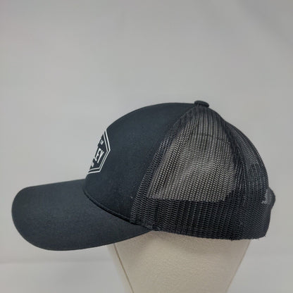 Hurley Since 1999 Snapback Trucker Hat Black OSFA Mesh Back The Classics Yupoong