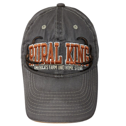 Rural King America's Farm And Home Store Strapback Hat Gray One Size Outdoor Cap