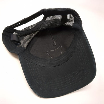 Top Golf Snapback Trucker Hat Black OSFA Adjustable Embroidered Mesh Back