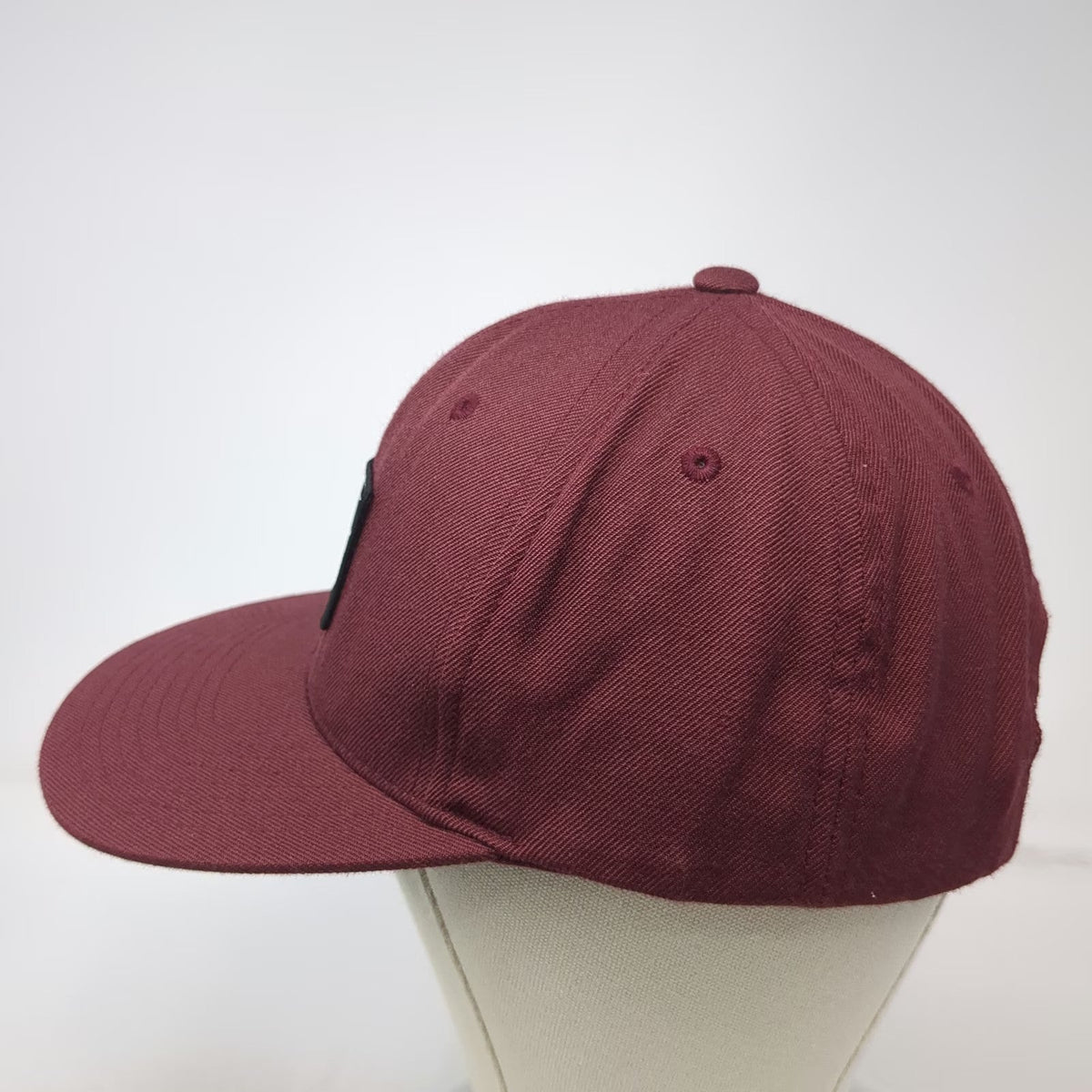 Anetik Snapback Red One Size Hat Wool Blend Green Undervisor Comfort In Chaos