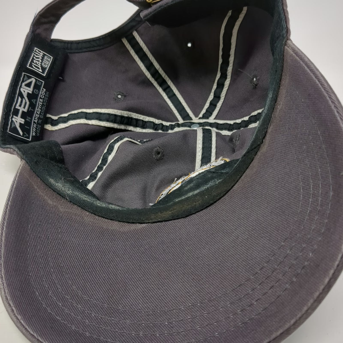 Ahead Baseball Cap Gray One Size 2015 US Senior Open Del Paso CC Golf Hat