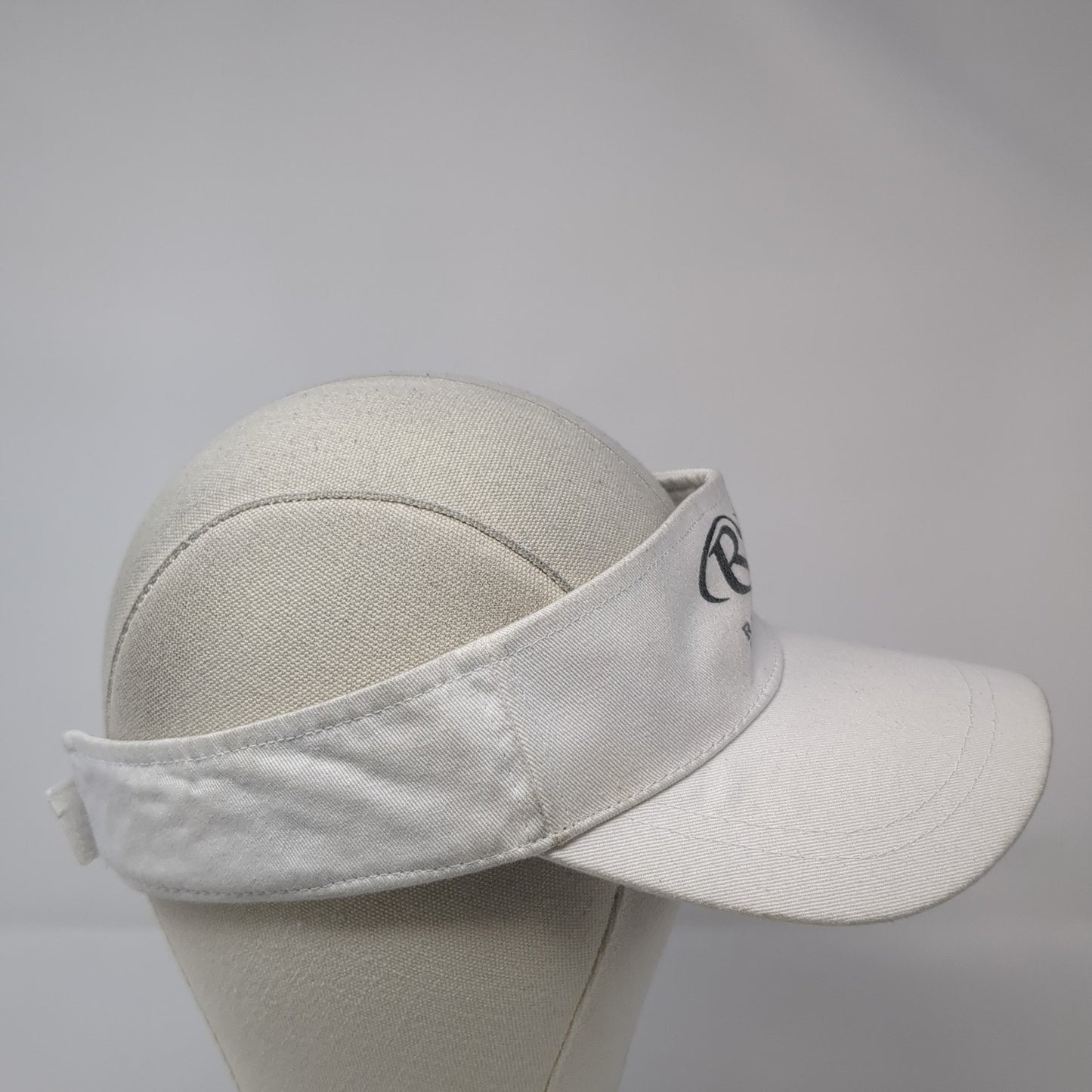 Rainbow Sun Visor Hat White One Size Adjustable Strap Lightweight Cobra