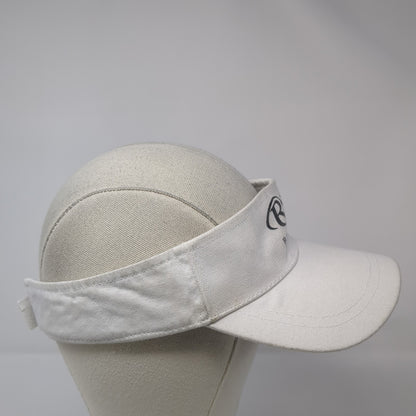 Rainbow Sun Visor Hat White One Size Adjustable Strap Lightweight Cobra