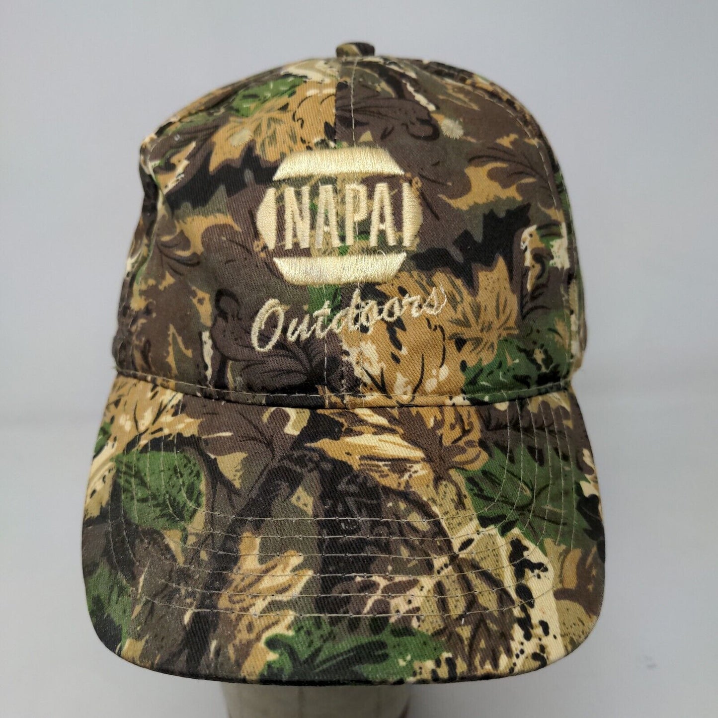 NAPA Outdoors Men's Strapback Hat Camo Size OSFM Embroidered 100% Cotton