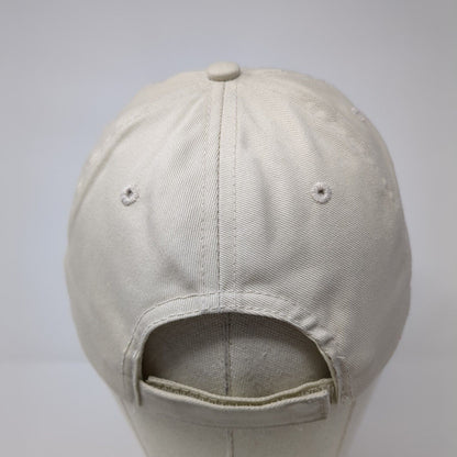 King of Beers Budweiser Strapback Hat Tan One Size Adjustable Embroidered Cotton