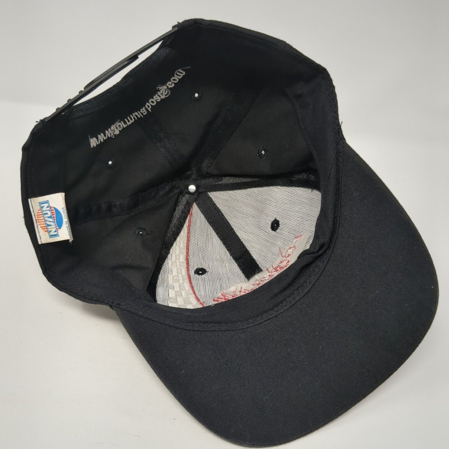 Formula Racing Snapback Hat Black OS Adjustable Embroidered 6 Panel Nissun Cap