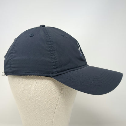 ahead Baseball Cap Blue One Size Peacock Staff Performance Adjustable Strap Hat