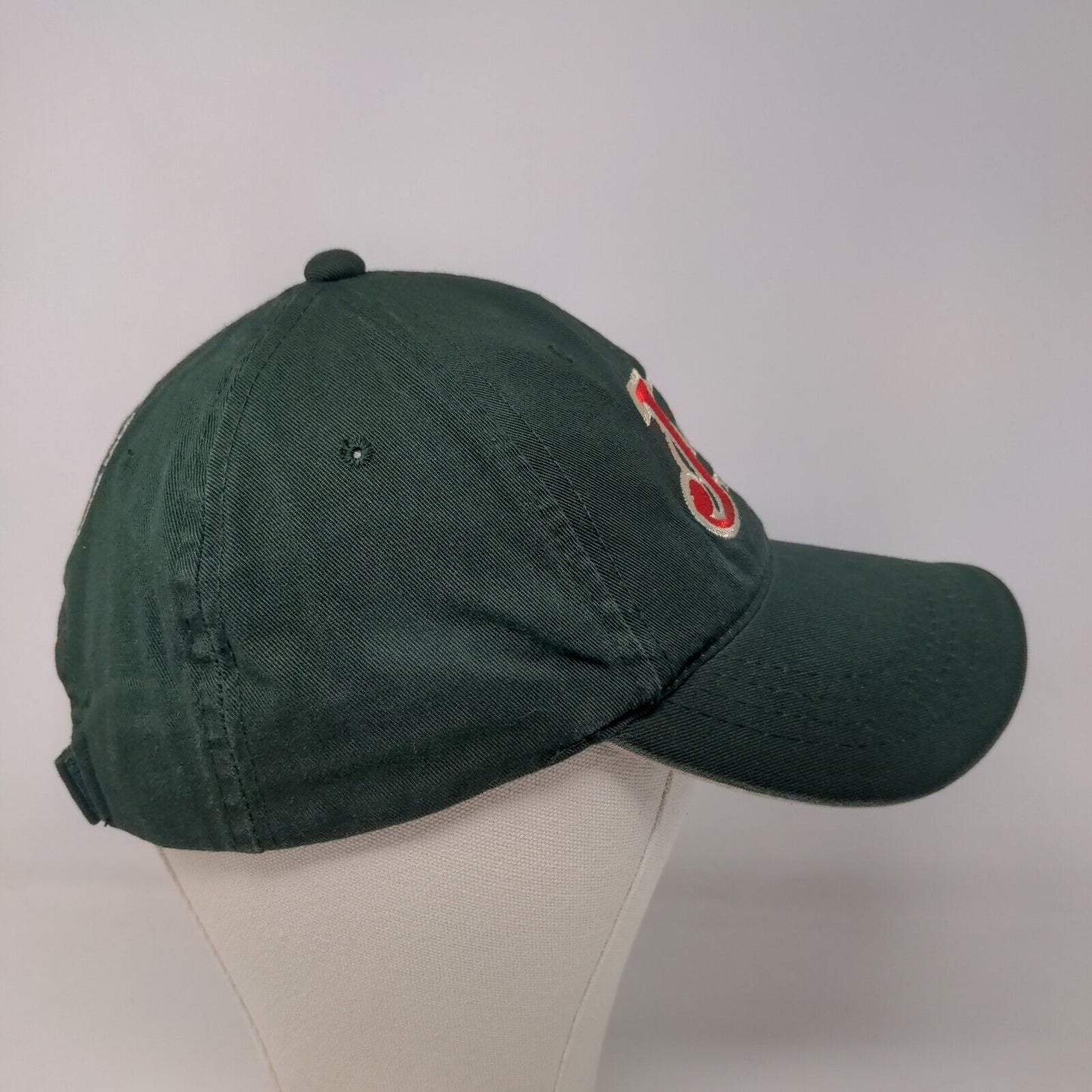 Justin Boots Men's Strapback Hat Green Size OSFA Embroidered Logo