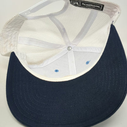 Richardson 112 Trucker Hat Blue One Size Western River Expeditions Snapback