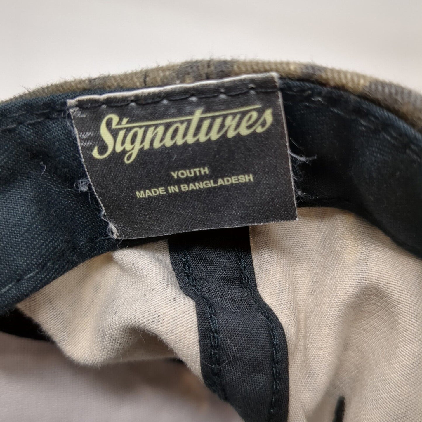 Signatures Snapback Hat Camo Youth One Size Adjustable Hunting Outdoor