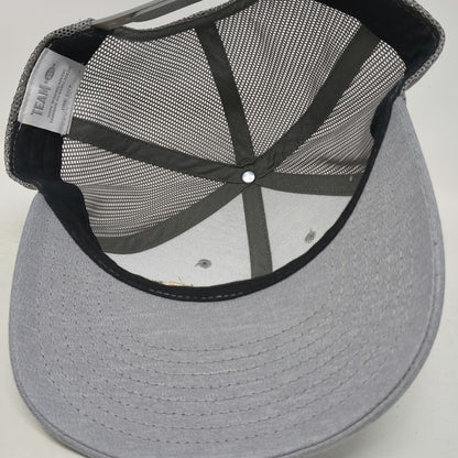 Team 365 Freedom Energy Logistics Gray Trucker Hat One Size Mesh Snapback