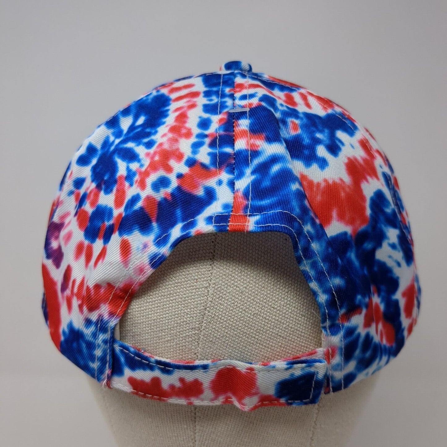 Gertex Strapback Hat Multicolor One Size Adjustable Tie Dye 6 Panel Polyester
