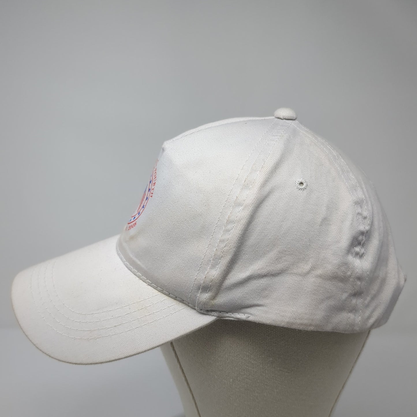 Famous For The Fourth Rich Hill MO 2008 Snapback Hat White One Size Outdoor Cap