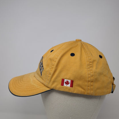 Stewart Creek Slideback Hat Yellow One Size Adjustable Embroidered
