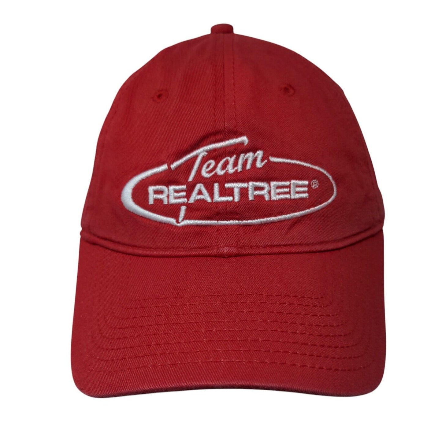 Team Realtree Slideback Hat Red OSFM Adjustable Embroidered 6 Panel