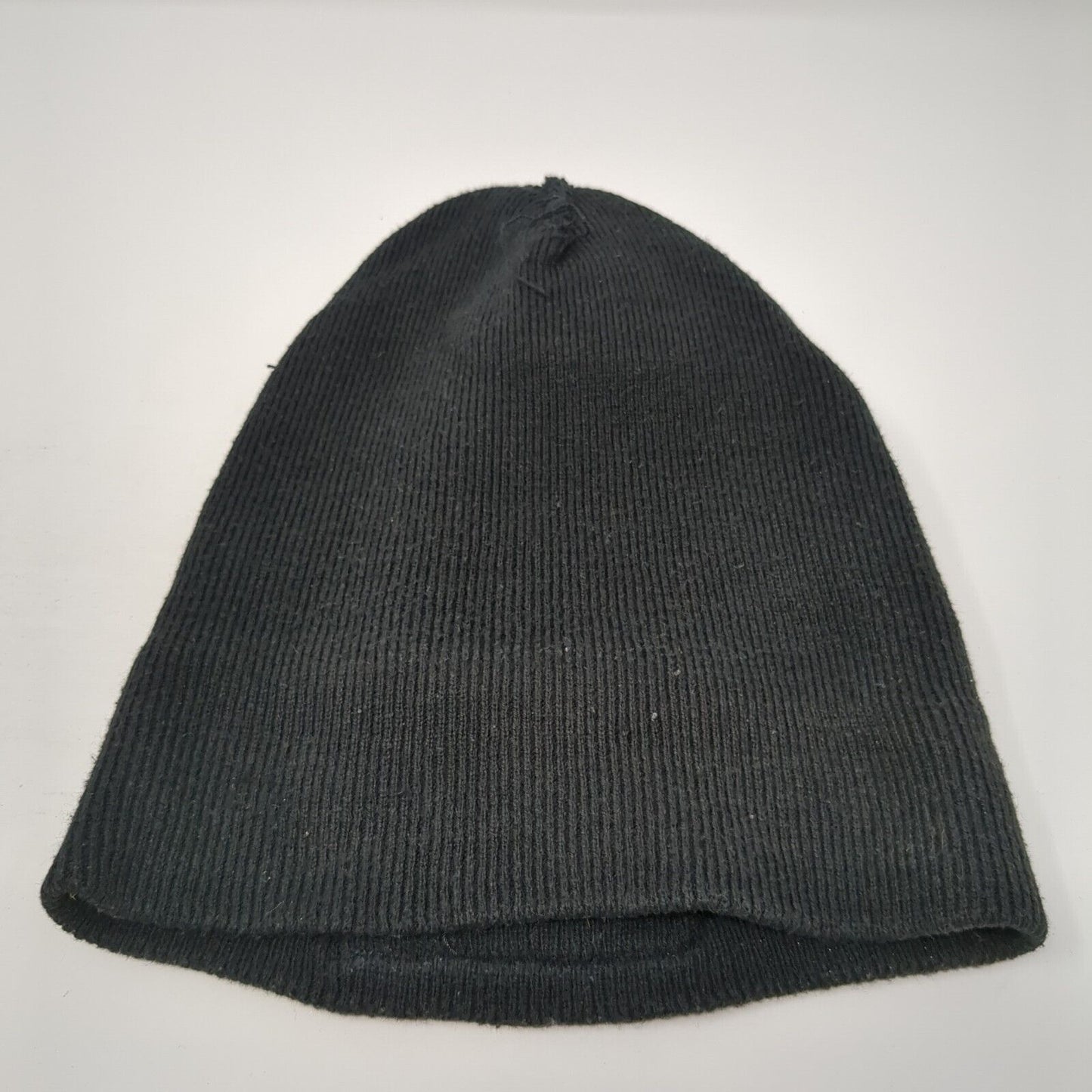 Barts Electric Knit Beanie Hat Black One Size Solid Embroidered Otto
