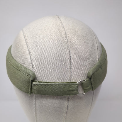 Unbranded Strapback Hat Green One Size Adjustable Solid Blank Outdoor