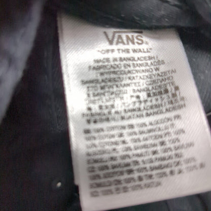 Vans Off The Wall Slideback Hat Black OSFA Embroidered Adjustable