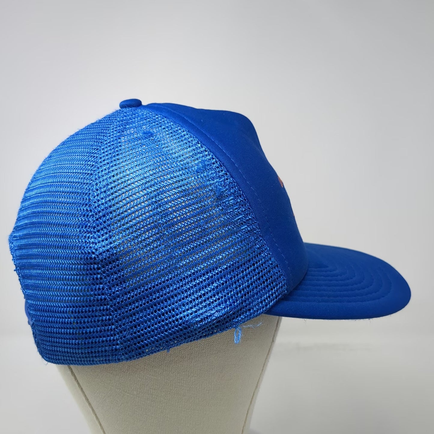 Designer Award Trucker Hat Blue One Size Mesh Back Foam Front Pennant Newsday