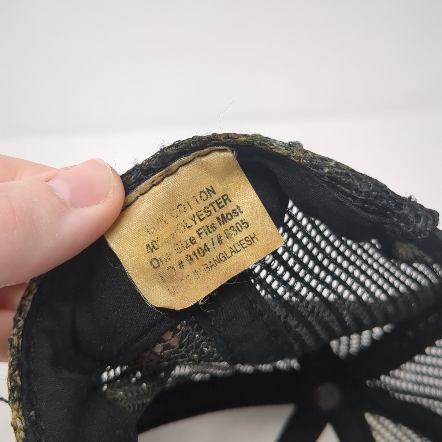 Davis Tool & Die Snapback Trucker Hat Multi One Size Mesh Back Camo