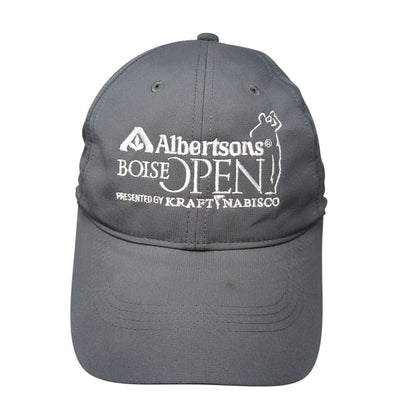Albertsons Boise Open Strapback Hat Gray OSFM Nike Golf Embroidered