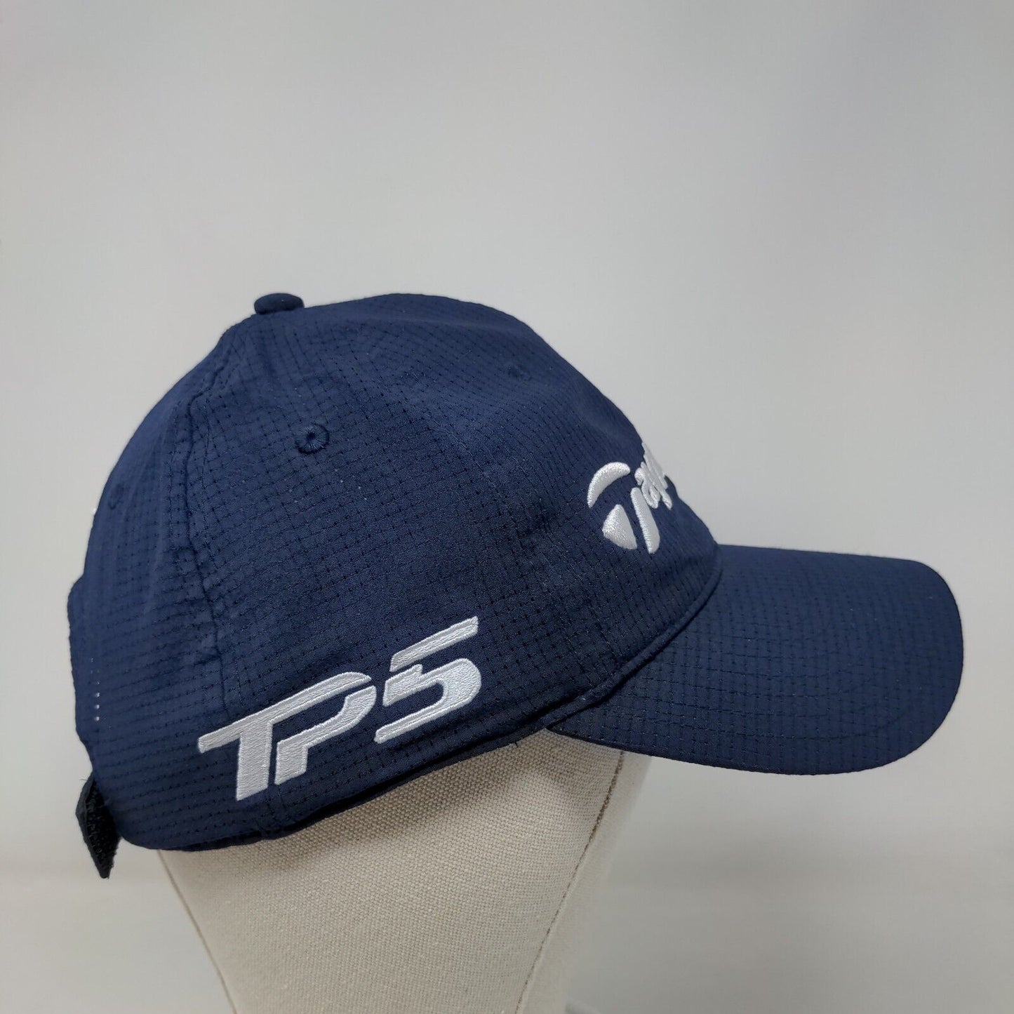 TaylorMade TP5 Slideback Hat Blue OSFA Embroidered Adjustable Breathable