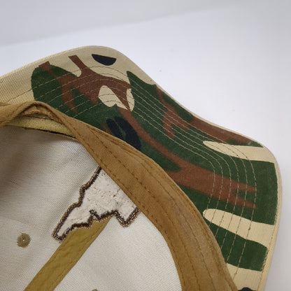 Idaho Stampede Camo Strapback Hat Tan One Size Support Our Troops
