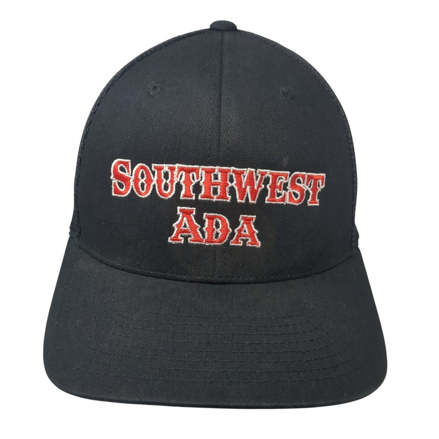 Southwest ADA Snapback Trucker Hat Black One Size Mesh Back Flexfit Tech