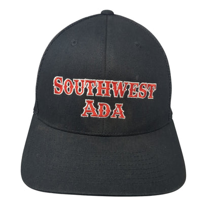 Southwest ADA Snapback Trucker Hat Black One Size Mesh Back Flexfit Tech