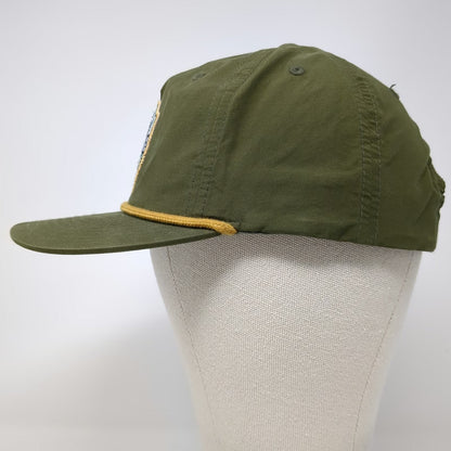 Richardson 5 Panel Green One Size Love Lead Patch Rope Hat Outdoor Snapback