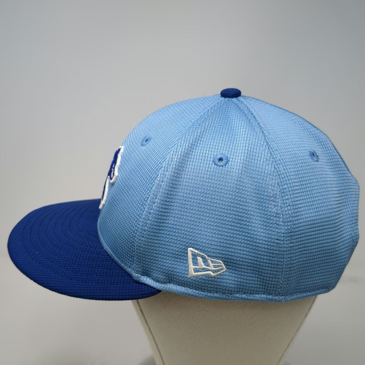 New Era Chicago Cubs MLB Snapback Hat Blue One Size Flat Brim Side Patch 9FIFTY